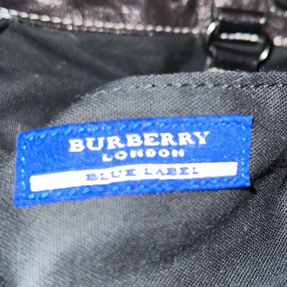 Burberry Blue Label Wool and Leather Shoulder Bag - Picture 8 of 10
